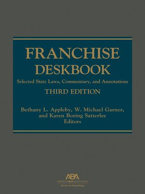 cover image of Franchise Deskbook: Selected State Laws, Commentary, and Annotations